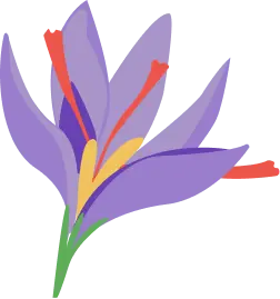 Safran Flower Logo
